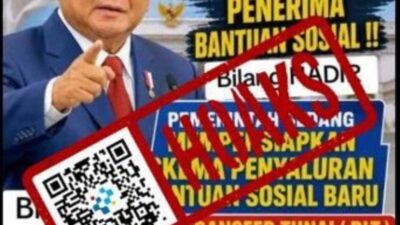 [HOAKS] Bansos Senilai Rp5,4 Juta dengan Berkomentar di Facebook