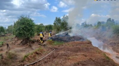Dukungan Kementerian PU dalam Penanganan Karhutla di Kabupaten Banjar Melalui Kesiapsiagaan Sumber Daya Air