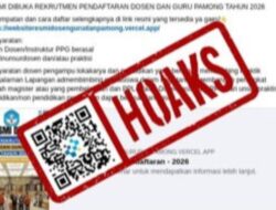 [HOAKS] Tautan Pendaftaran Dosen dan Guru Pamong 2026