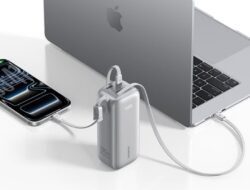 Baseus Meluncurkan Power Bank 100W 20.000mAh dengan Dua Kabel Bawaan dan NFC