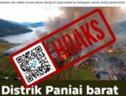 [HOAKS] Gambar Kebakaran Hutan dan Lahan di Obano Paniai Barat Papua Tengah
