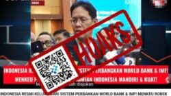[HOAKS] Indonesia Resmi Keluar dari Keanggotaan World Bank