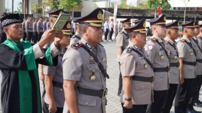 Mutasi Polres Sukoharjo, Sejumlah Pamen dan Kapolsek Berganti