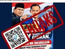 [HOAKS] Presiden Prabowo Tunjuk Agus Harimurti Yudhoyono Sebagai Wapres Gantikan Gibran