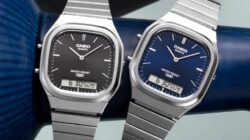 Casio Meluncurkan Jam Tangan AQ-240E Baru dengan Gaya Retro yang Elegan dalam Warna Biru Dongker dan Hitam Mengilap