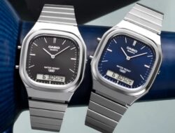 Casio Meluncurkan Jam Tangan AQ-240E Baru dengan Gaya Retro yang Elegan dalam Warna Biru Dongker dan Hitam Mengilap