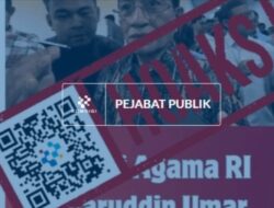 [HOAKS] Menteri Agama RI Nasaruddin Umar Mengundurkan Diri