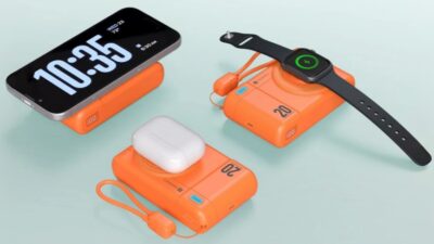 Portronics Meluncurkan Power Bank 20.000mAh Bergaya Kamera dengan Pengisian Daya Qi2 15W dan Kabel Bawaan