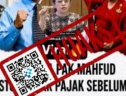 (HOAKS) Mahfud MD Ajak Warga Tak Bayar Pajak Sampai RUU Perampasan Aset Disahkan