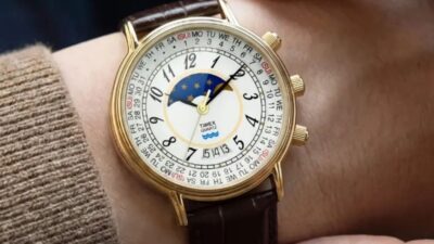 Timex Luncurkan Jam Tangan Fase Bulan Bernuansa Emas yang Memukau dengan Dial Kaya Fitur Kalender