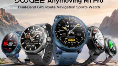 Jam Tangan Olahraga Doogee Anymoving M1 Pro, Navigasi GPX dan Analisis Kebugaran Berbasis AI