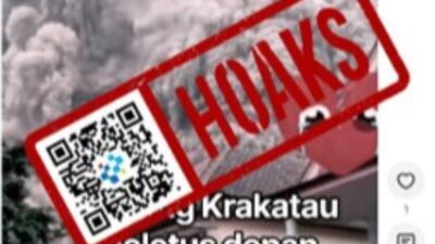 [HOAKS] Video Warga Berlarian karena Erupsi Gunung Anak Krakatau