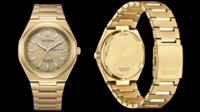 Citizen Meluncurkan Jam Tangan Zenshin Bernuansa Emas Ala Tahun 1970-an dengan Material Super Titanium