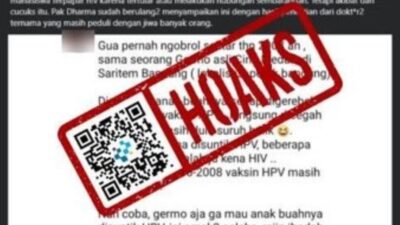 [HOAKS] Vaksin HPV Sebabkan HIV