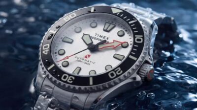 Timex Meluncurkan Jam Tangan Otomatis Deepwater Meridian 200 HEV dengan Kristal Safir dan Bezel Keramik