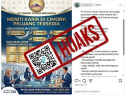 [HOAKS] Tautan Pendaftaran Lowongan Kerja Cimory