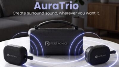Portronics Meluncurkan Speaker Bluetooth Modular AuraTrio dengan Dua Unit Satelit yang Dapat Dilepas dan Fitur Auracast
