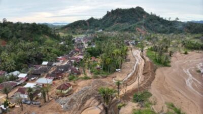 Pascabanjir di Tapanuli Tengah, Kementerian PU Buka Alur Sungai dan Perkuat Tebing