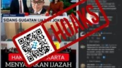 [HOAKS] Pengadilan Negeri Surakarta Menyatakan Ijazah Jokowi Palsu