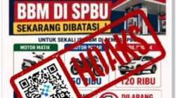 [HOAKS] Aturan Baru Pertamina Batasi Pembelian BBM di Semua SPBU