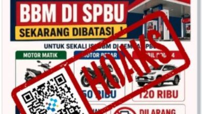 [HOAKS] Aturan Baru Pertamina Batasi Pembelian BBM di Semua SPBU