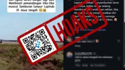 [HOAKS] Lumpur Lapindo Kembali Menyemburkan Lumpur Panasnya