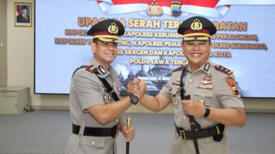 Kapolres Sukoharjo Mutasi ke Pemalang, Digantikan AKBP Andika Dharma Sena