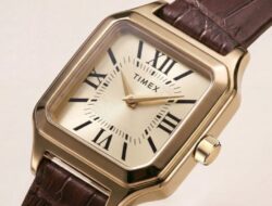 Timex Meluncurkan Jam Tangan Persegi Addison yang Terjangkau dengan Nuansa Vintage dan Tali Kulit
