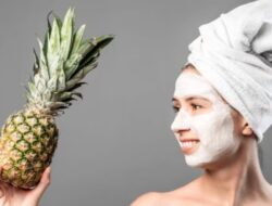 Ingin Kulit Bercahaya? Cobalah Masker Wajah Nanas Buatan Sendiri Ini