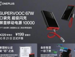 OnePlus Meluncurkan Power Bank SuperVOOC 67W 10.000mAh dengan Dukungan PD 45W, PPS 55W, dan Layar Penuh Warna