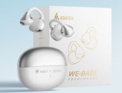 Edifier Meluncurkan Earbud Clip-on We-Bass dengan Driver 12mm, Sertifikasi IP55, dan Daya Tahan Baterai 20 Jam