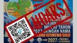 [HOAKS] Solo Bakal Jadi Provinsi di Tahun 2027
