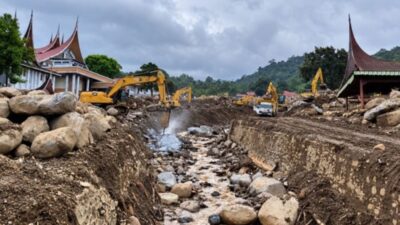 Kementerian PU Pasang 3 Titik Early Warning System dan Siapkan 2 Sabo Dam Sungai Batang Baliang dalam Upaya Mitigasi Galodo di Solok
