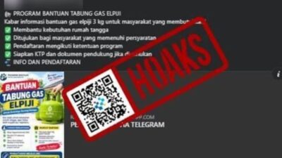 [HOAKS] Tautan Bantuan Tabung Gas LPG