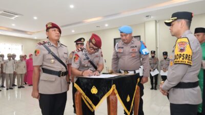 Dua Pejabat Strategis Polres Sukoharjo Resmi Berganti, Kasat Reskrim dan Kasat Intelkam