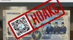 [HOAKS] Uang Kertas Pecahan Rp1 Juta Bergambar Delapan Presiden RI
