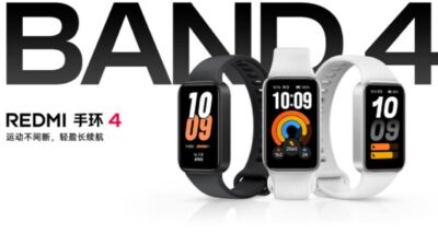 Redmi Band 4 Meluncur dengan Daya Tahan Baterai 21 Hari dan Layar 60Hz