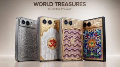 Caviar Meluncurkan Koleksi iPhone Duo Seharga Rp1,6 Miliaran dengan Emas 18 Karat, Platina, dan Berlian