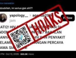 [HOAKS] HIV Sengaja Disebarkan di Indonesia hingga 2027