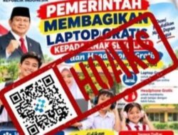 [HOAKS] Tautan Pendaftaran Laptop Gratis untuk Anak Sekolah