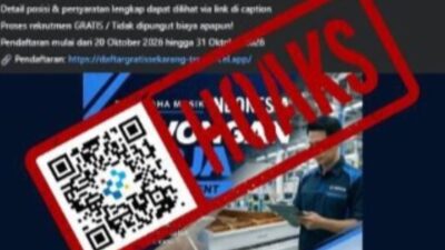 [HOAKS] Tautan Lowongan Kerja Yamaha Musik Indonesia
